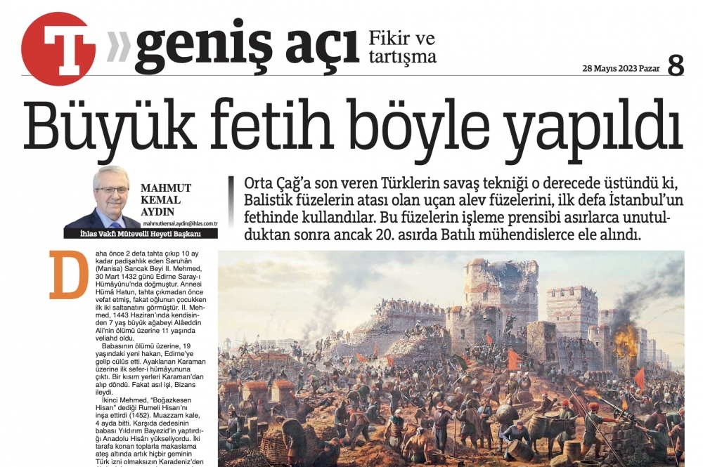 Büyük Fetih Böyle Yapıldı